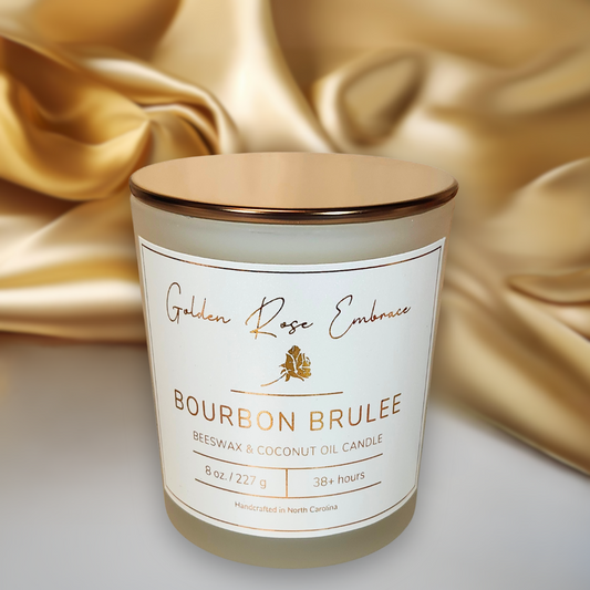 Bourbon Brulee 8oz Candle