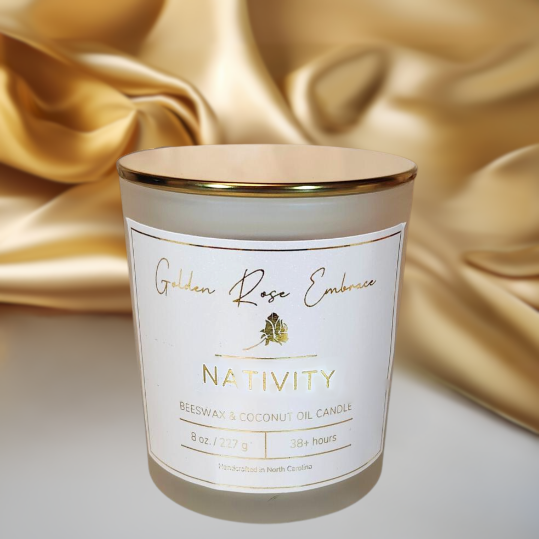 Nativity 8oz Candle