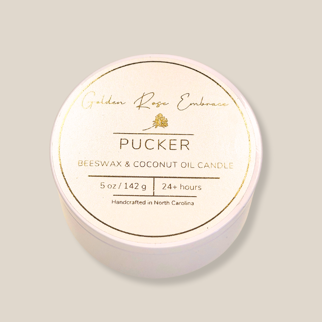 Pucker 5 oz Tin Candle