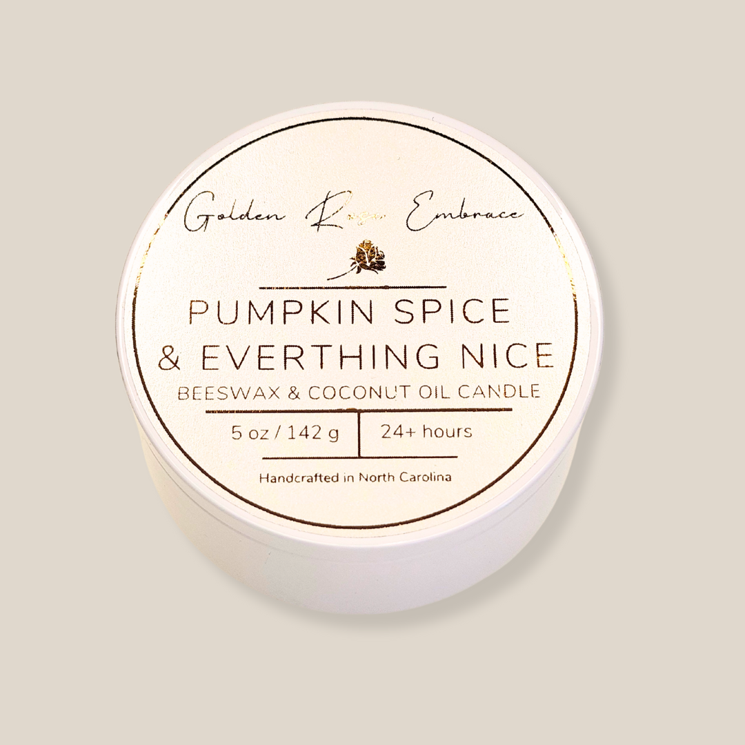 Pumpkin Spice & Everything Nice 5oz Tin Candle